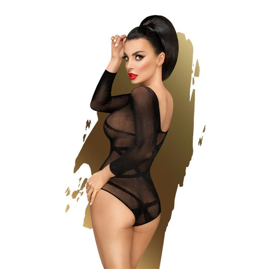 Lencería PENTHOUSE High on Love Body de Rejilla Negro