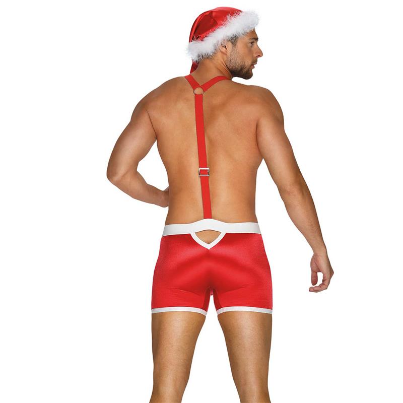 Lencería OBSESSIVE Disfraz Mr Claus Set 3 Piezas