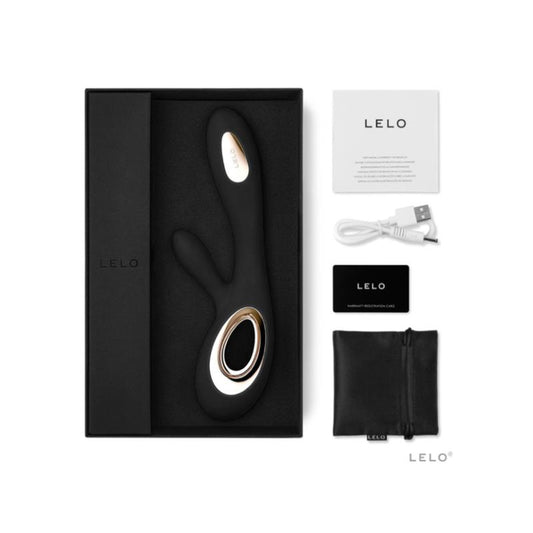 LELO Soraya Wave Vibrador para Punto G y Clítoris Black