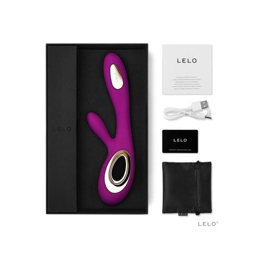 LELO Soraya Wave Vibrador para Punto G y Clítoris Deep Rose