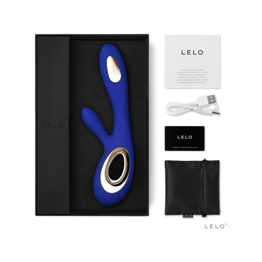LELO Soraya Wave Vibrador para Punto G y Clítoris Midnight Blue