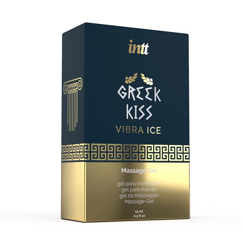 Gel Estimulante Greek Kiss con Efecto Frío y Vibración para Zona Anal