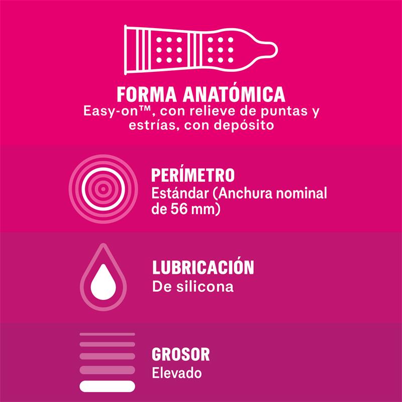 Durex Dame Placer 12 preservativos