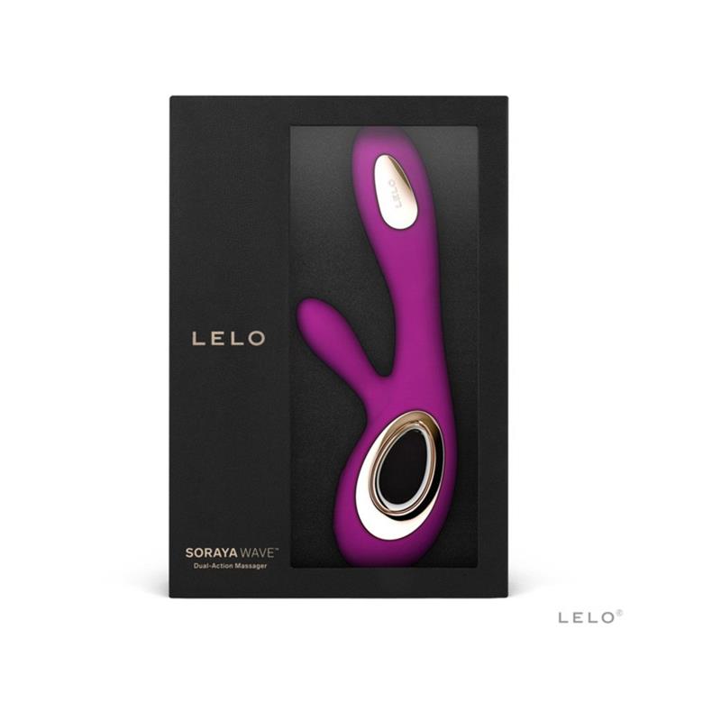 LELO Soraya Wave Vibrador para Punto G y Clítoris Deep Rose