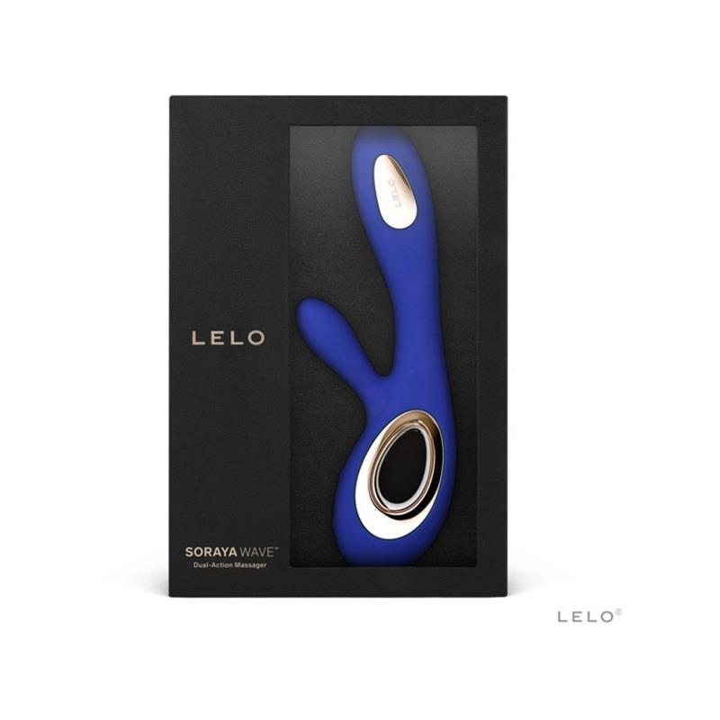 LELO Soraya Wave Vibrador para Punto G y Clítoris Midnight Blue