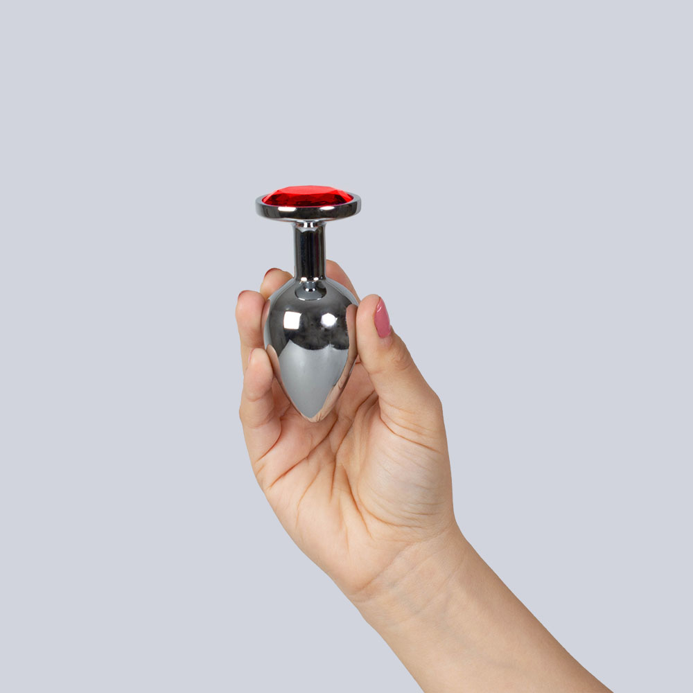 Plug Anal Secret Play Talla L Rojo 9.5 cm