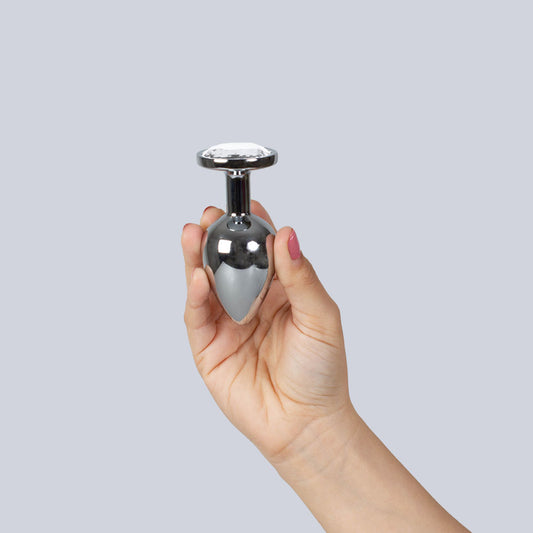 Plug Anal Secret Play Talla L Transparente 9.5 cm