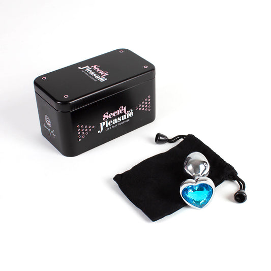 Plug Anal Secret Play Heart Talla S Azul 7 cm