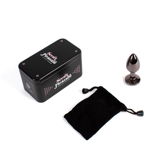 Plug Anal Secret Play Talla S Gunmetal 7 cm