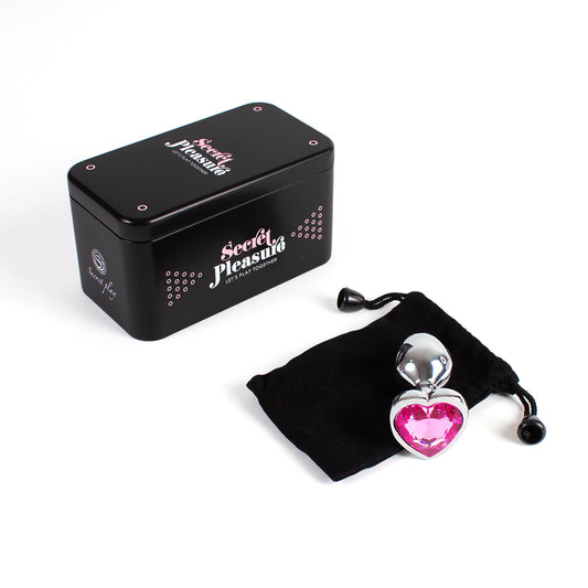 Plug Anal Secret Play Heart Talla S Rosa 7 cm