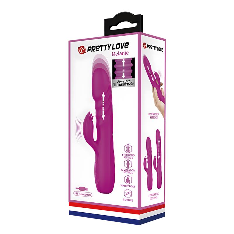 Vibrador para Punto G y Clítoris Pretty Love Melanie con Rotación