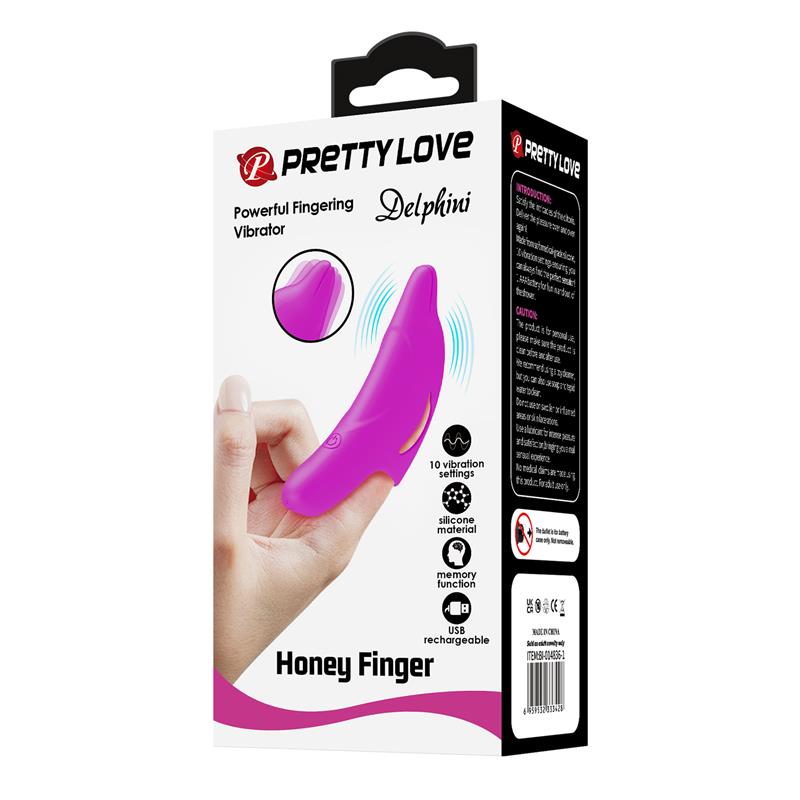 Estimulador de Clítoris Pretty Love Delphini con Vibración