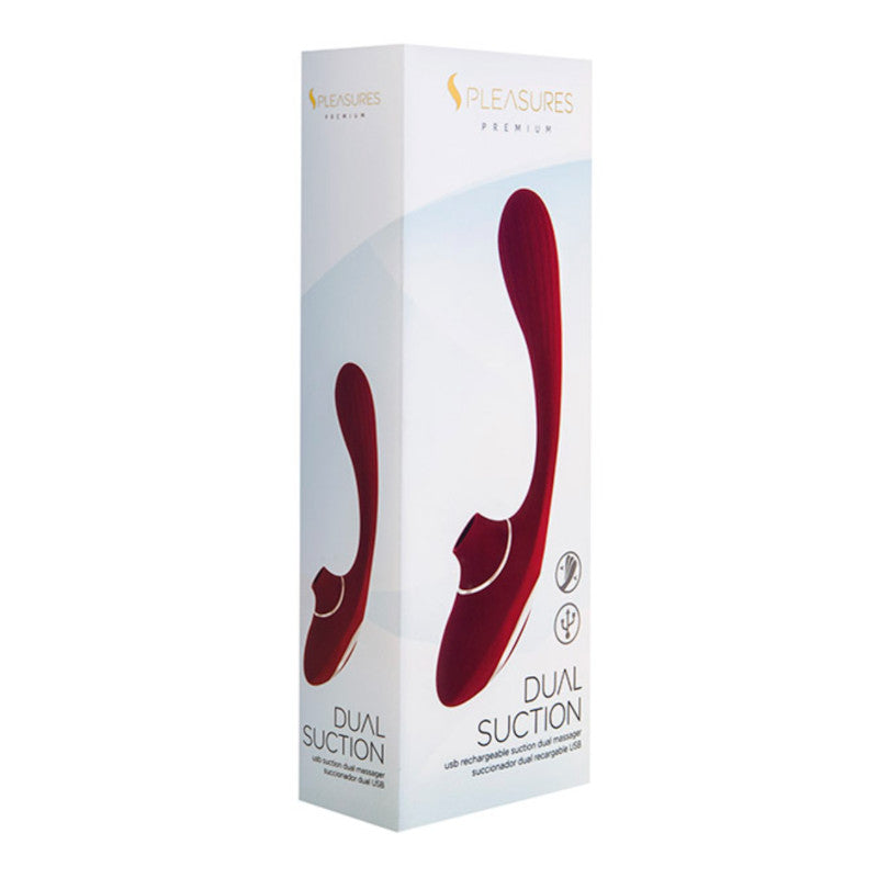 Succionador y Vibrador de Doble Estimulación S Pleasures Dual Suction