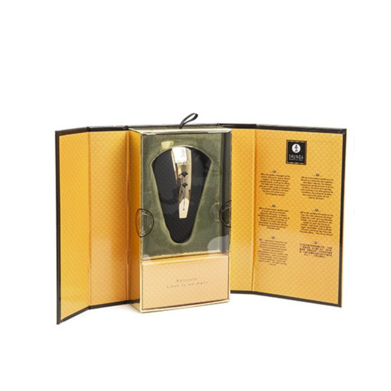 Estimulador de Clítoris Shunga OBI Black con Vibración