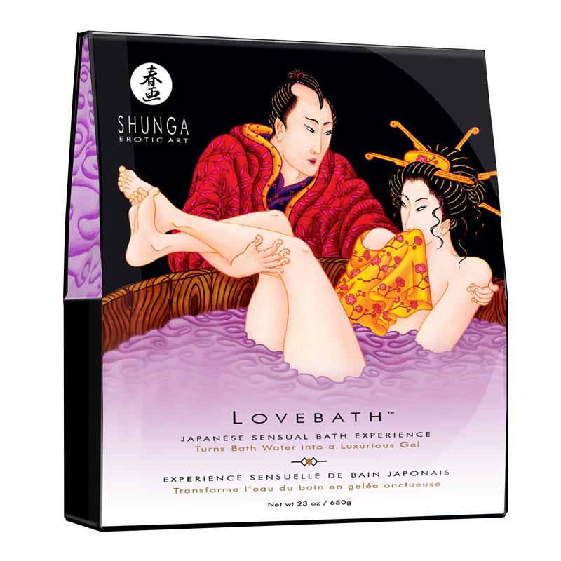 Sales de Baño Shunga Sensual Loto Color Púrpura