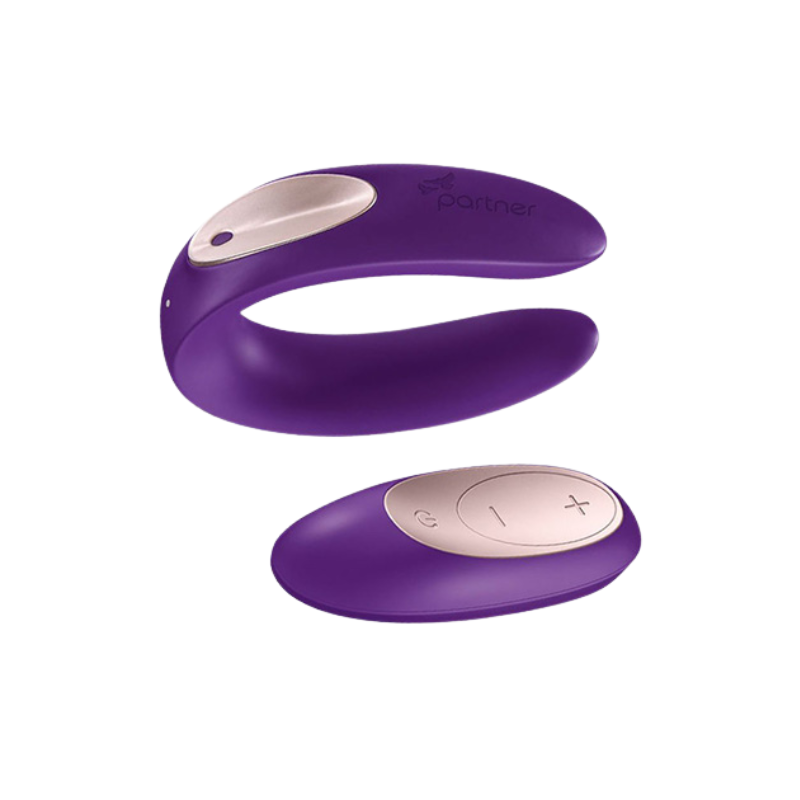 Satisfyer Double Plus Vibrador para Parejas con Control Remoto