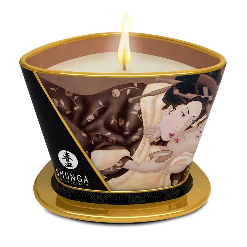 Vela para Masaje Shunga Aroma a Chocolate 170 ml