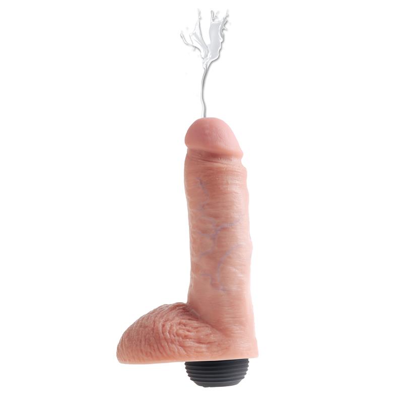 Dildo King Cock Realista Eyaculador 8"