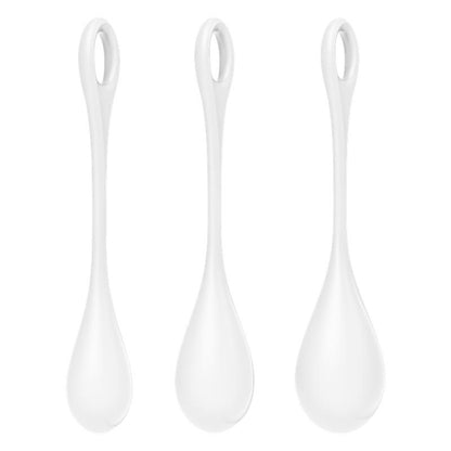 Satisfyer Yoni Power 1 Bolas Chinas Set de 3 Blanco