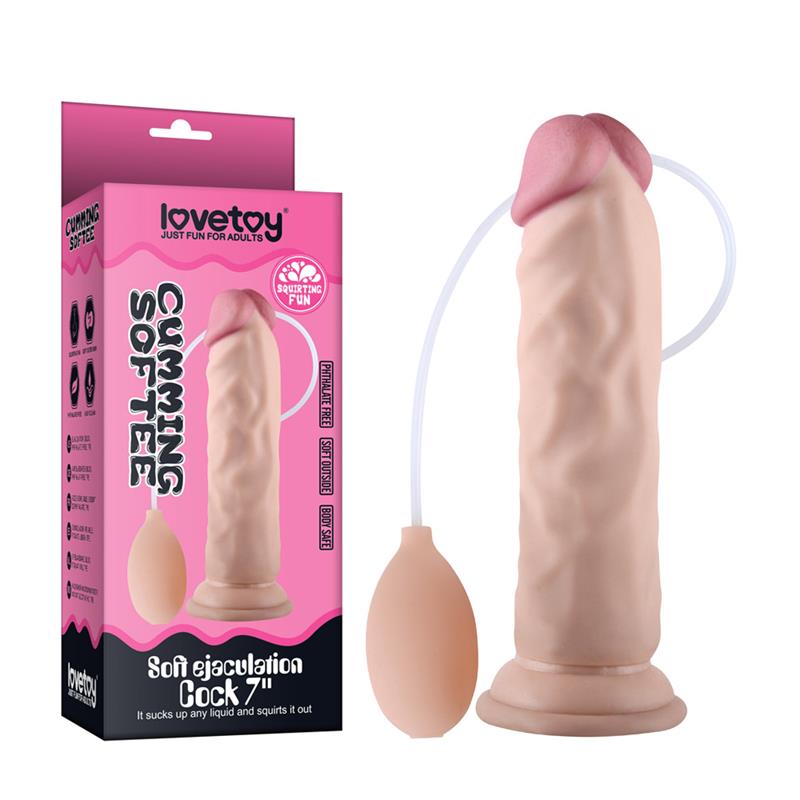 Dildo Lovetoy con efecto de Eyaculación 8.5"