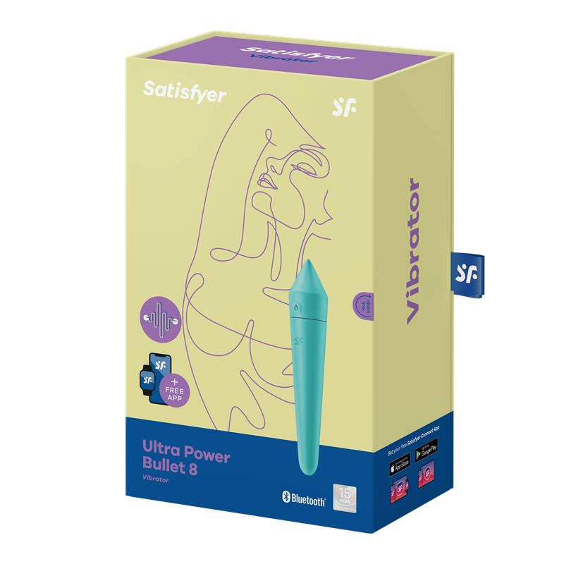 SATISFYER ULTRA POWER BULLET 8 VIBRIERBULLET MIT APP TÜRKIS