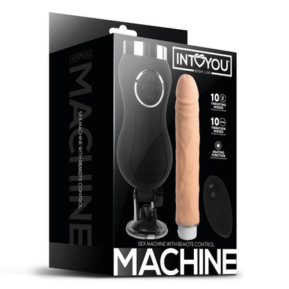 Dildo Intoyou BDSM Line Sex Machine con Vibración, Thrusting y Calor