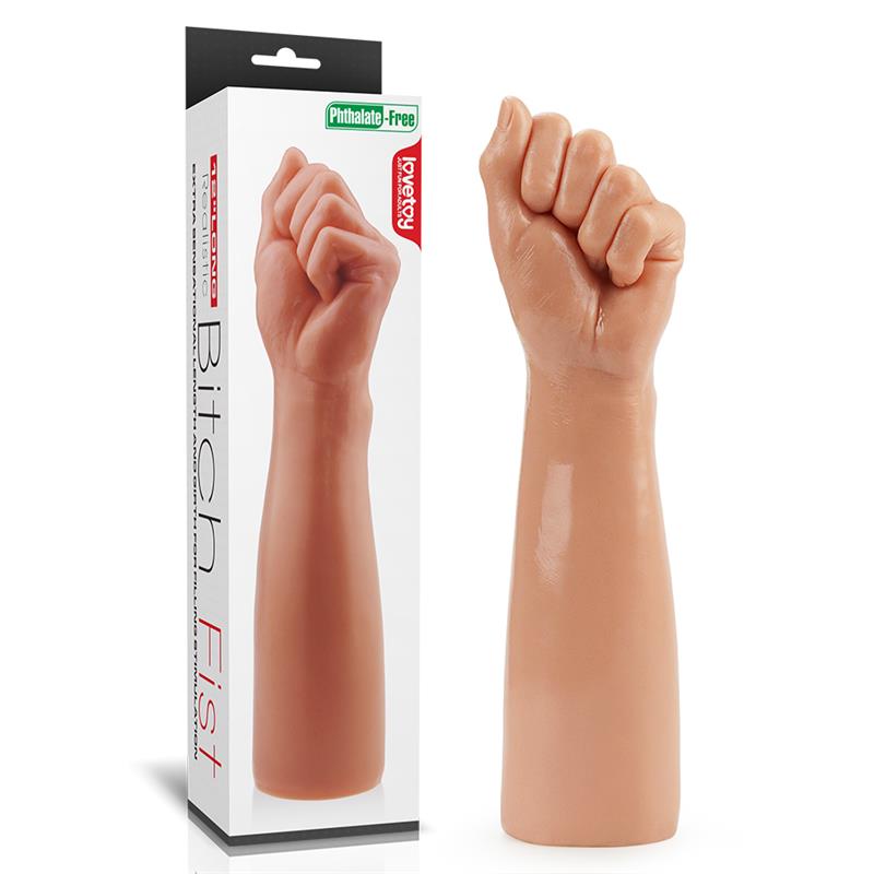 Dildo Lovetoy Bitch Fist 12" con forma de Mano