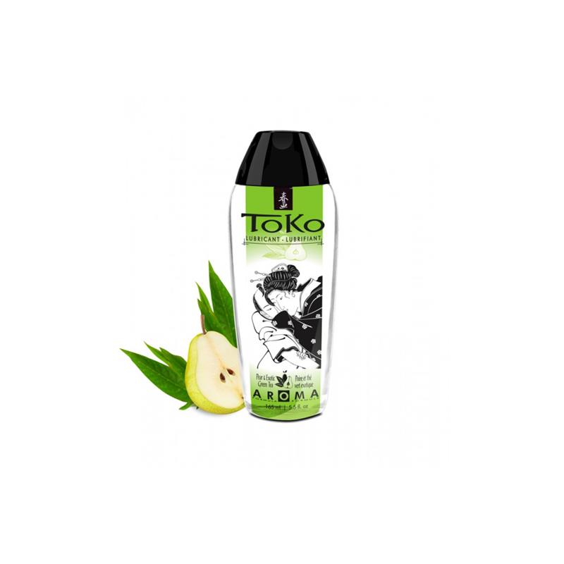 Lubricante Íntimo SHUNGA Toko Aroma a Pera y Té Verde a Base de Agua 165 ml