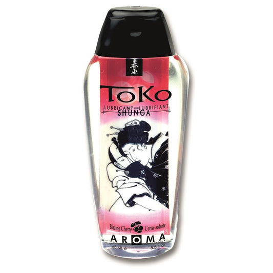 Lubricante Íntimo SHUNGA Toko Aroma a Cereza a Base de Agua 165 ml