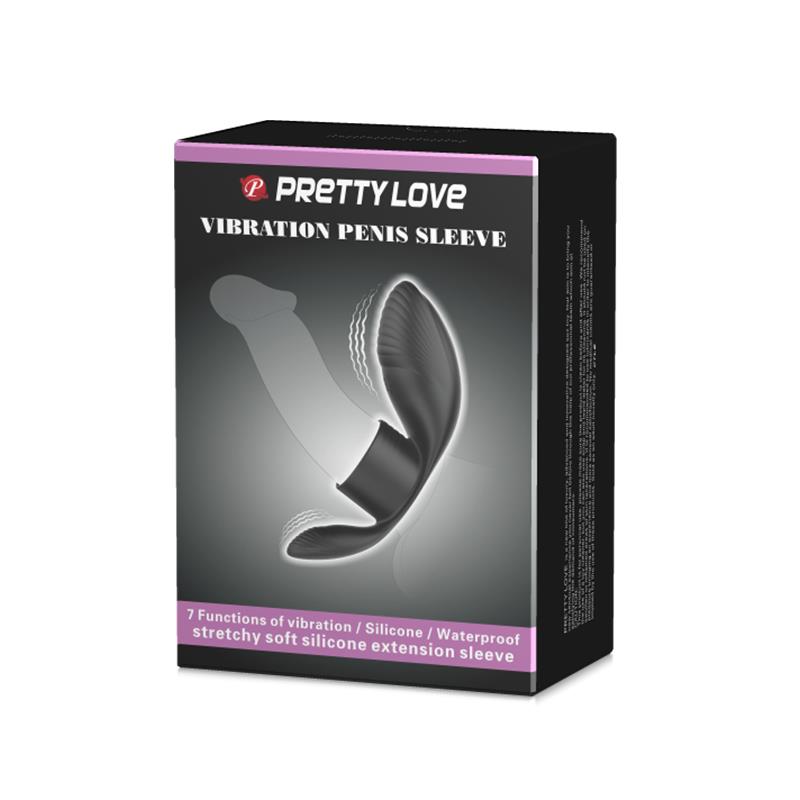 Anillo Vibrador Pretty Love Negro USB