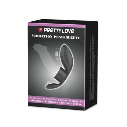 Anillo Vibrador Pretty Love Negro USB