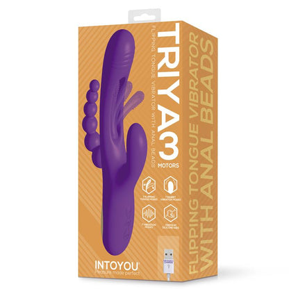 Vibrador para Punto G y Clítoris INTOYOU con Lengua y Cadena Anal
