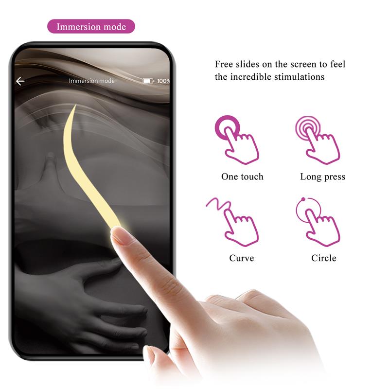 Estimulador de Clítoris Doble Estimulación Pretty Love Baird Púrpura con Control por App