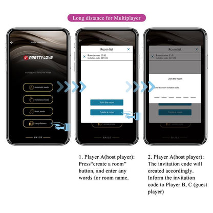Estimulador de Clítoris Doble Estimulación Pretty Love Baird con Control por App