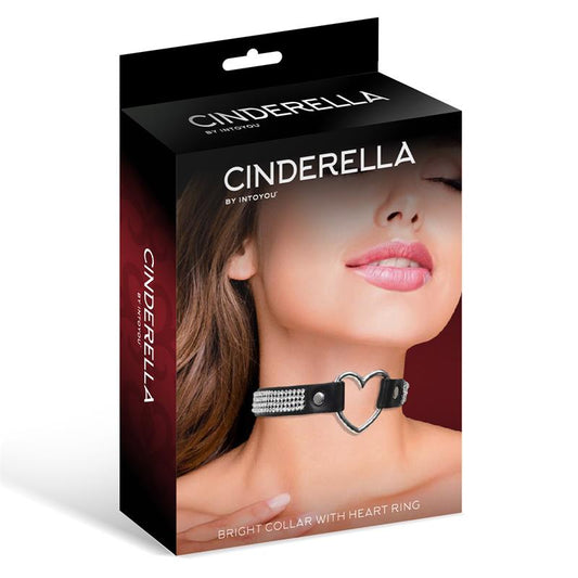 Collar CINDERELLA con Corazón y Pedrería Talla Única
