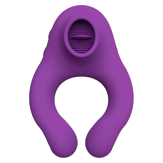 Anillo Vibrador Action con Lengua Estimuladora y Control Remoto