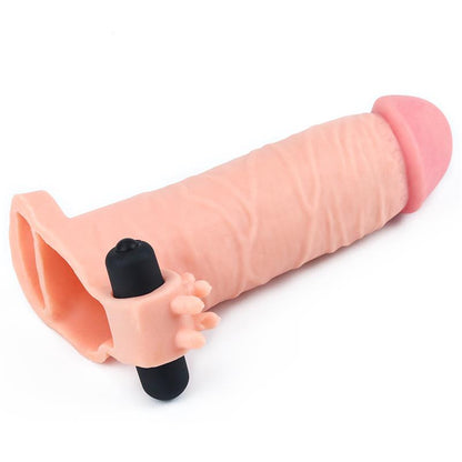 Funda para el Pene Lovetoy Realista 17.5 cm con Bala Vibradora