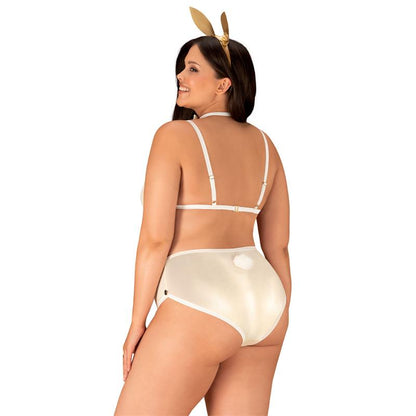 Lencería OBSESSIVE Neo Goldes Set de 2 Piezas