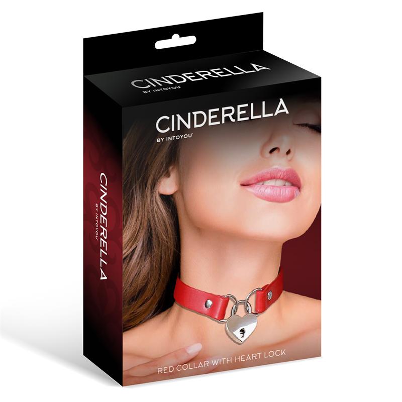Collar CINDERELLA con Candado de Corazón Talla Única