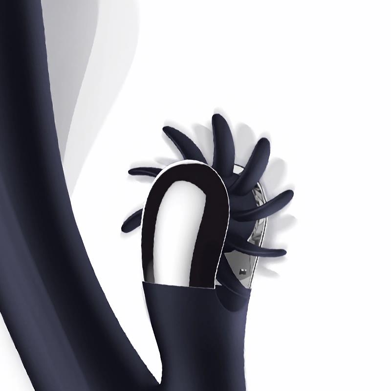 Vibrador INTOYOU Darkspace con Lenguas Rotadoras y Movimiento Finger