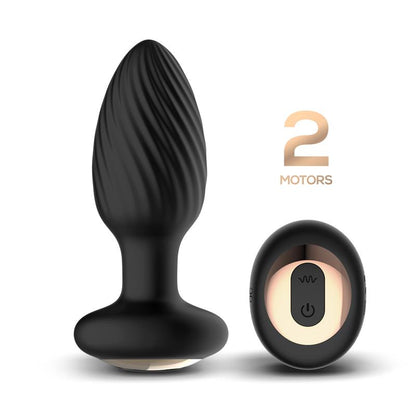 Plug Anal Intoyou Drago 2 con Vibración y Movimiento 360°