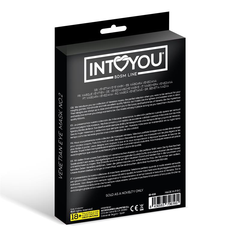 Máscara Veneciana NO.2 INTOYOU BDSM LINE
