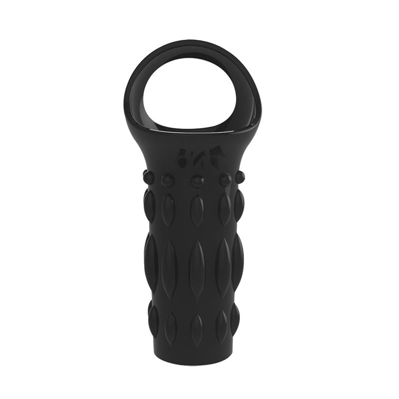 Funda para el Pene Chisa Get Lock Texturizado Negro 11.5 cm