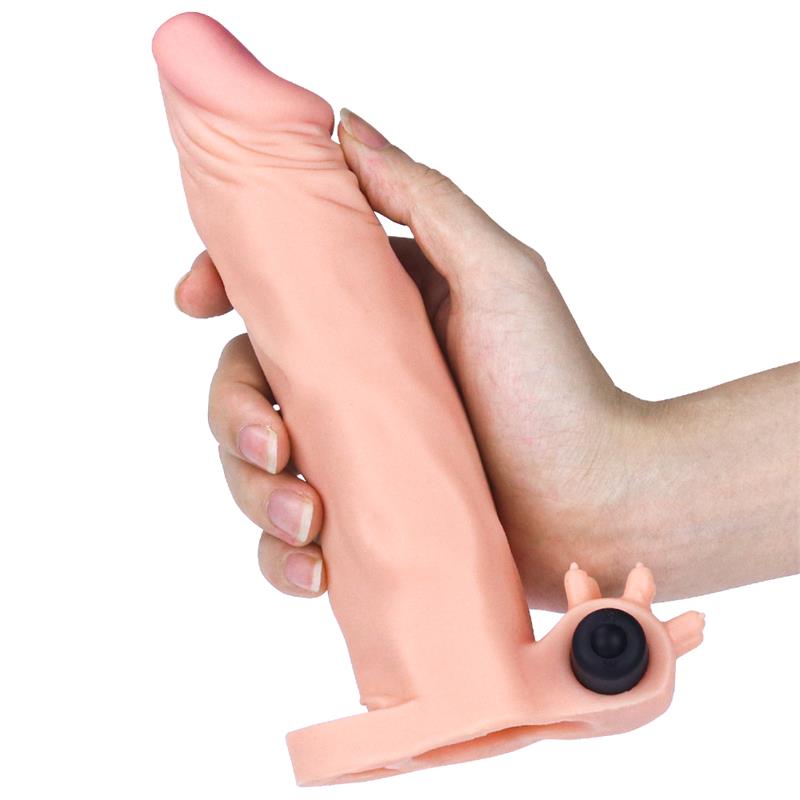 Funda para el Pene Lovetoy Realista 18.5 cm con Bala Vibradora