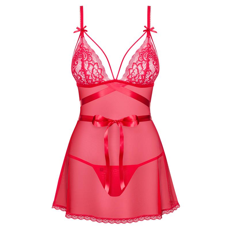 Lencería Obsessive Lovlea Babydoll Rojo