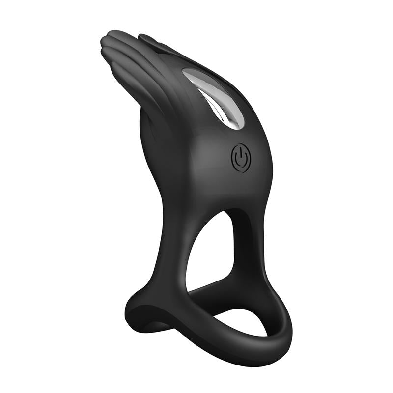 Anillo Vibrador Pretty Love Silas Negro