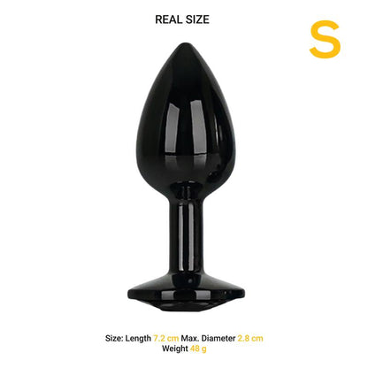 Plug Anal Afterdark Blackgem Talla S Negro