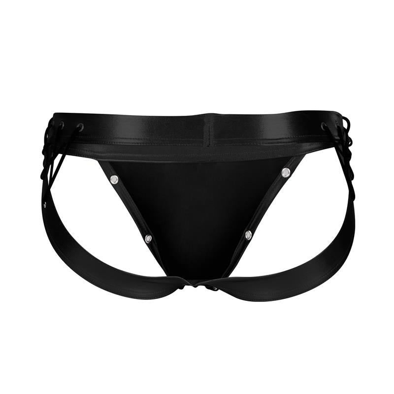 Lencería CUT4MEN Suspensorio Desire Leatherette Negro