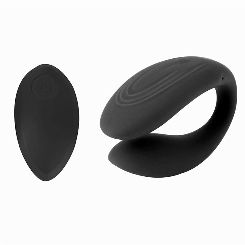 Vibrador para Parejas TARDENOCHE Negro con Control Remoto
