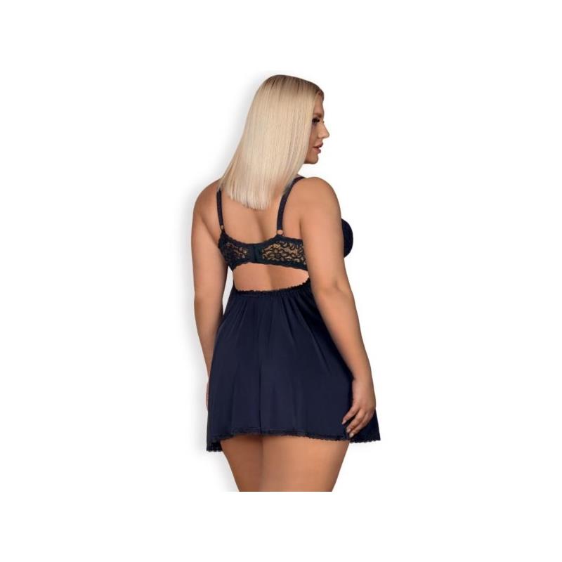 Lencería Obsessive Drimera Babydoll y Tanga Azul